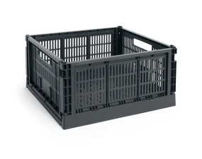 Colour Crate Large Square, charcoal