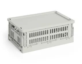 Colour Crate Lid Plastic Small, grey