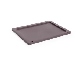 Colour Crate Lid Plastic Medium, bordeaux