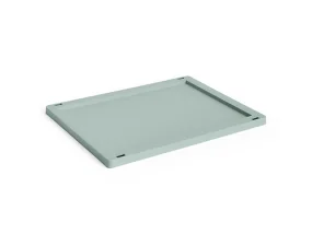 Colour Crate Lid Plastic Medium, sage green