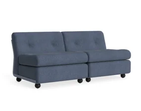 Amanta 2-Seater Sofa, Turf blue grey