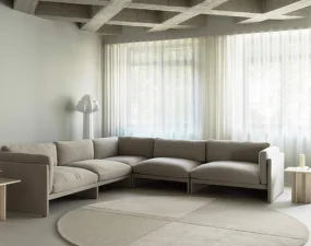 Level Rug Ø280, warm grey