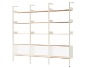 Rombe Configuration K, alabaster/lacquered oak