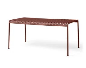 Palissade Table 170, iron red