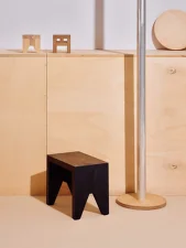 Manolito Stool Short, black