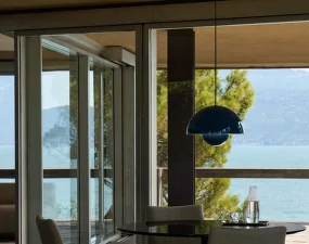 Flowerpot VP7, steel blue