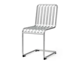Palissade Cantilever Chair, galvanised