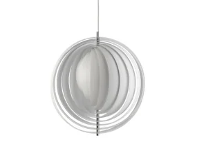 Moon Ø44.5 Pendant Light, white