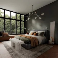 Hiro Bench, off-white