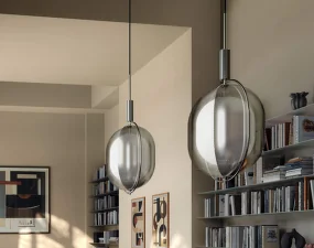 Pearl Pendant Lamp, chrome