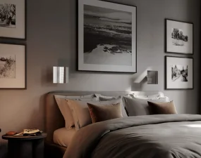 Chameleon Wall Lamp, chrome