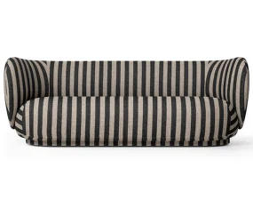 Rico Sofa 3, Louisiana sand / black