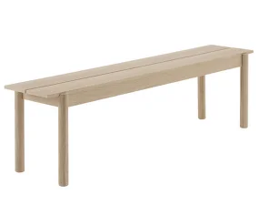 Linear Wood Bench 170 cm