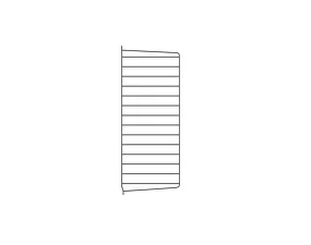 String Wall Panel 75 x 30, dark brown