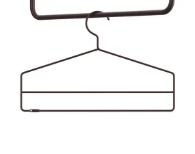 String Coat-hangers Set of 4, dark brown