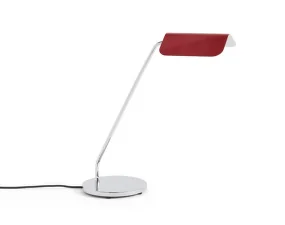 Apex Desk Lamp, maroon red