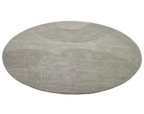 Zen Rug Round Ø300 cm, light grey