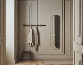Vala Mirror Rectangular 160x75 cm, lacquered oak