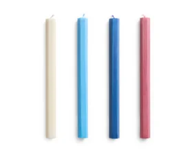 Hexagon Candle set of 4, marine