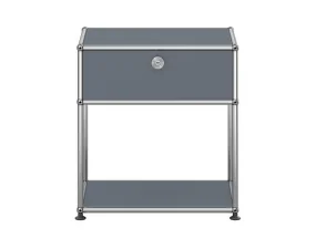 USM Haller M54 Bedside Table, mid-grey