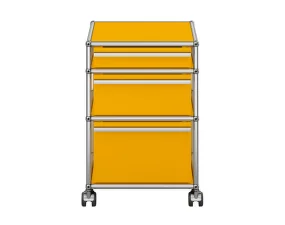 USM Haller M63 Mobile Pedestal, golden yellow