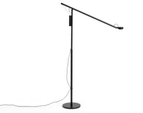 Fifty-Fifty Floor Lamp, soft black