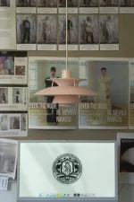 PH 5 320 Pendant Lamp, opal pale rose