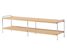 Alima Shelving NDS4, chrome / oak