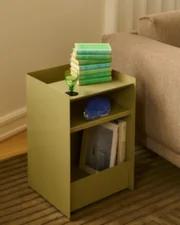 Folded Trolley Low Open, dark beige green