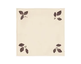 Oak Christmas Tree Blanket Square, natural