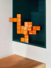 Panton Cubes Duck, duo-tone