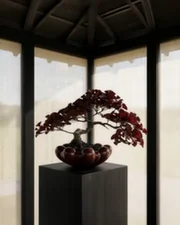 Bloom Tray Big, maroon