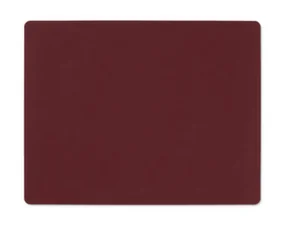 Table Mat Square Nupo L, burgundy