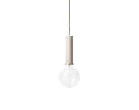 Collect Socket Pendant High, light grey
