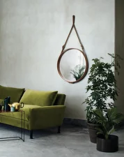 Adnet Mirror Circulaire L, tan