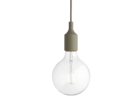 E27 Pendant Lamp, olive