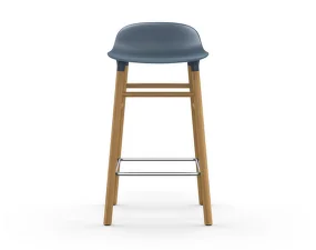 Form Bar Chair 65 cm Oak, blue