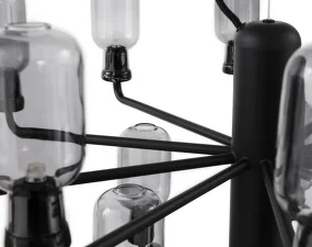 Amp Chandelier Small, smoke/black