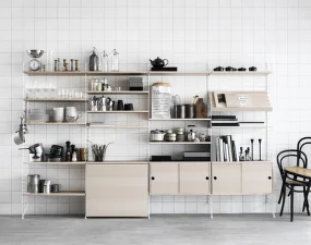 String Magazine Shelf 78 x 30, ash