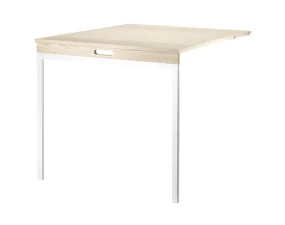 String Folding Table, ash/white