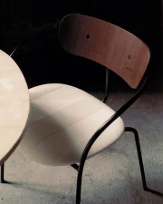 Pavilion AV6 Upholstered Armchair, walnut