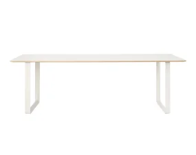 70/70 Table 225 cm, white