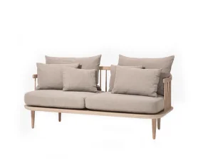 Fly SC2 Sofa, white oak/Hot Madison 094