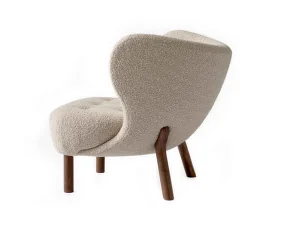 Little Petra VB1 Lounge Chair, walnut / Karakorum 003