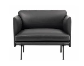 Outline Armchair, cognac leather