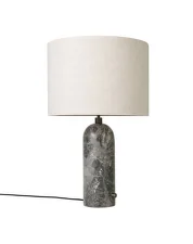 Gravity Table Lamp Large, grey marble