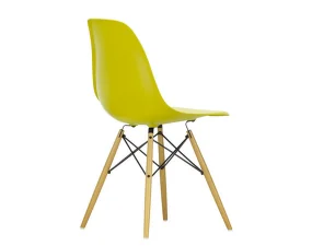 Eames Plastic Side Chair DSW RE, mustard