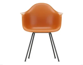 Eames Plastic Armchair DAX, rusty orange