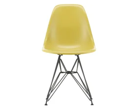 Eames Fiberglass Side Chair DSR, ochre light