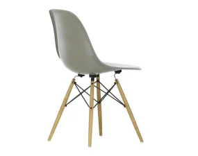 Eames Fiberglass Side Chair DSW, raw umber/ash
